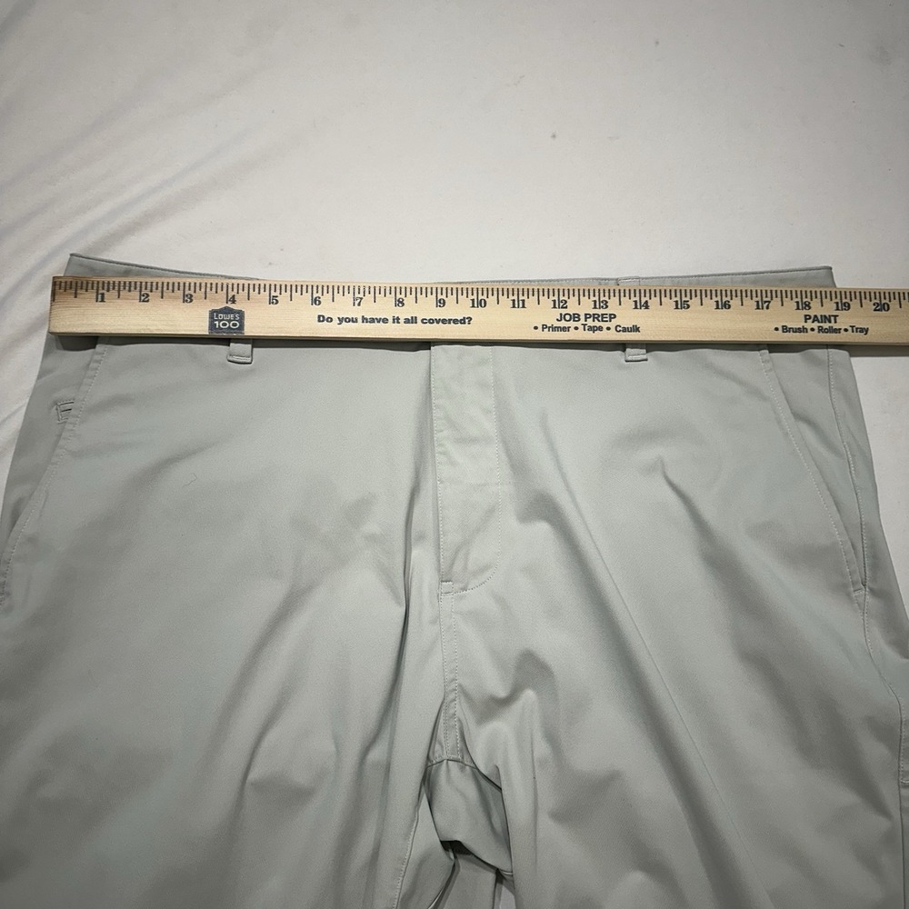 Rhone Commuter Classic Pants Men's 38 Beige Stretch Performance Dress Travel - Picture 9 of 12